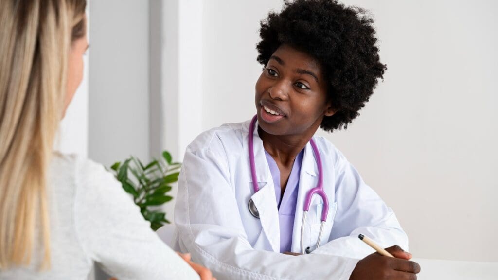 doctor and patient doctor and patient